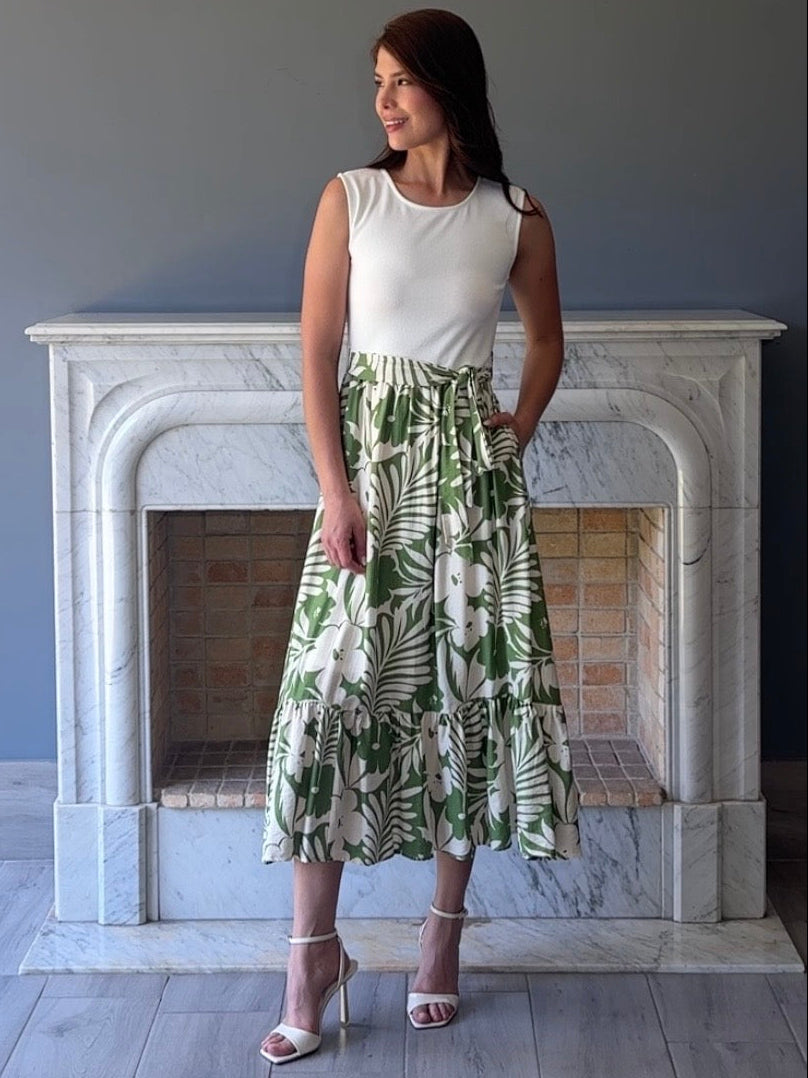 VESTIDO VERDE Y8814