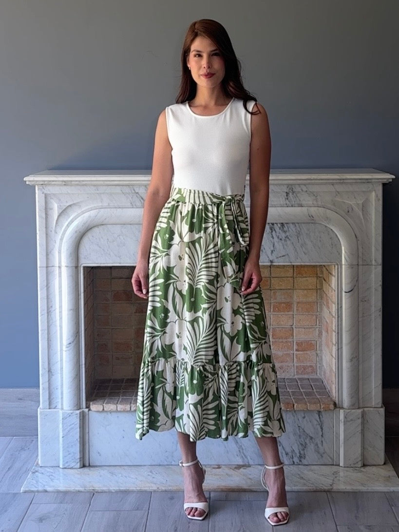 VESTIDO VERDE Y8814