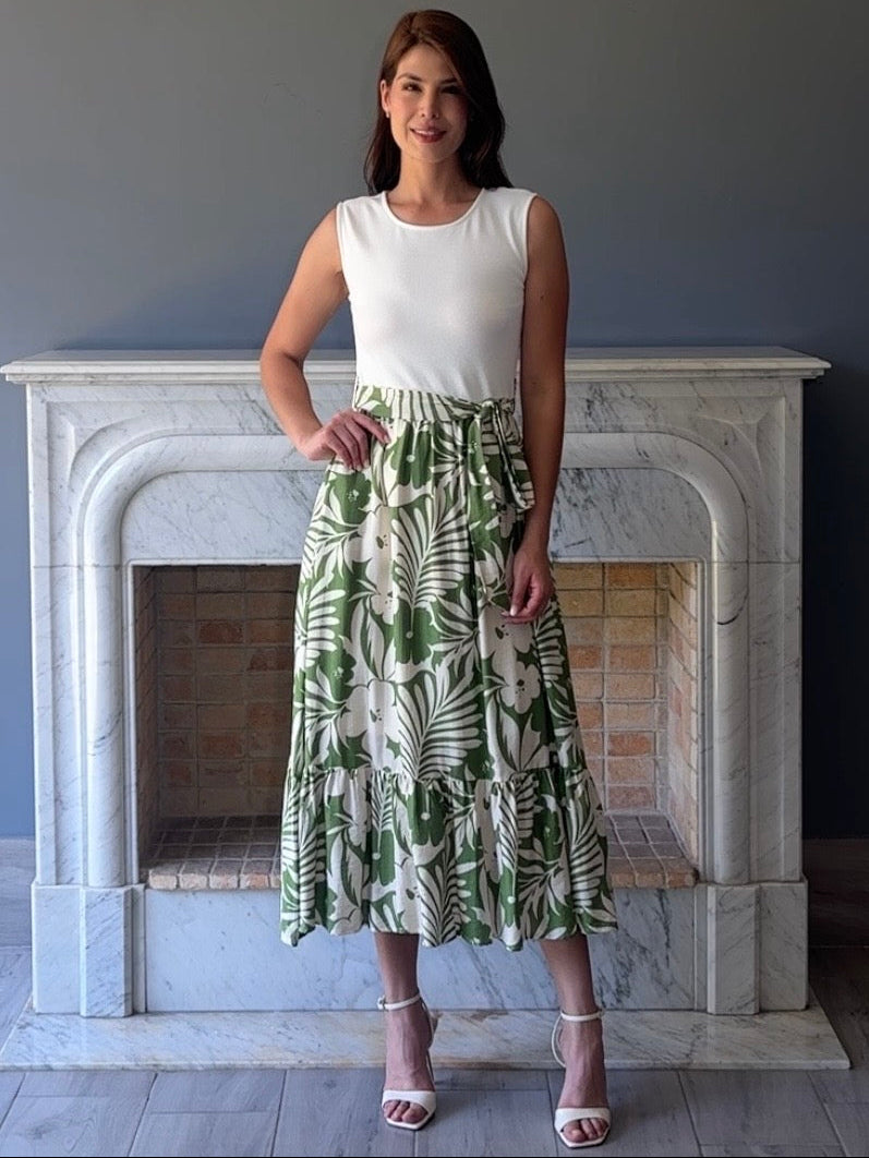 VESTIDO VERDE Y8814