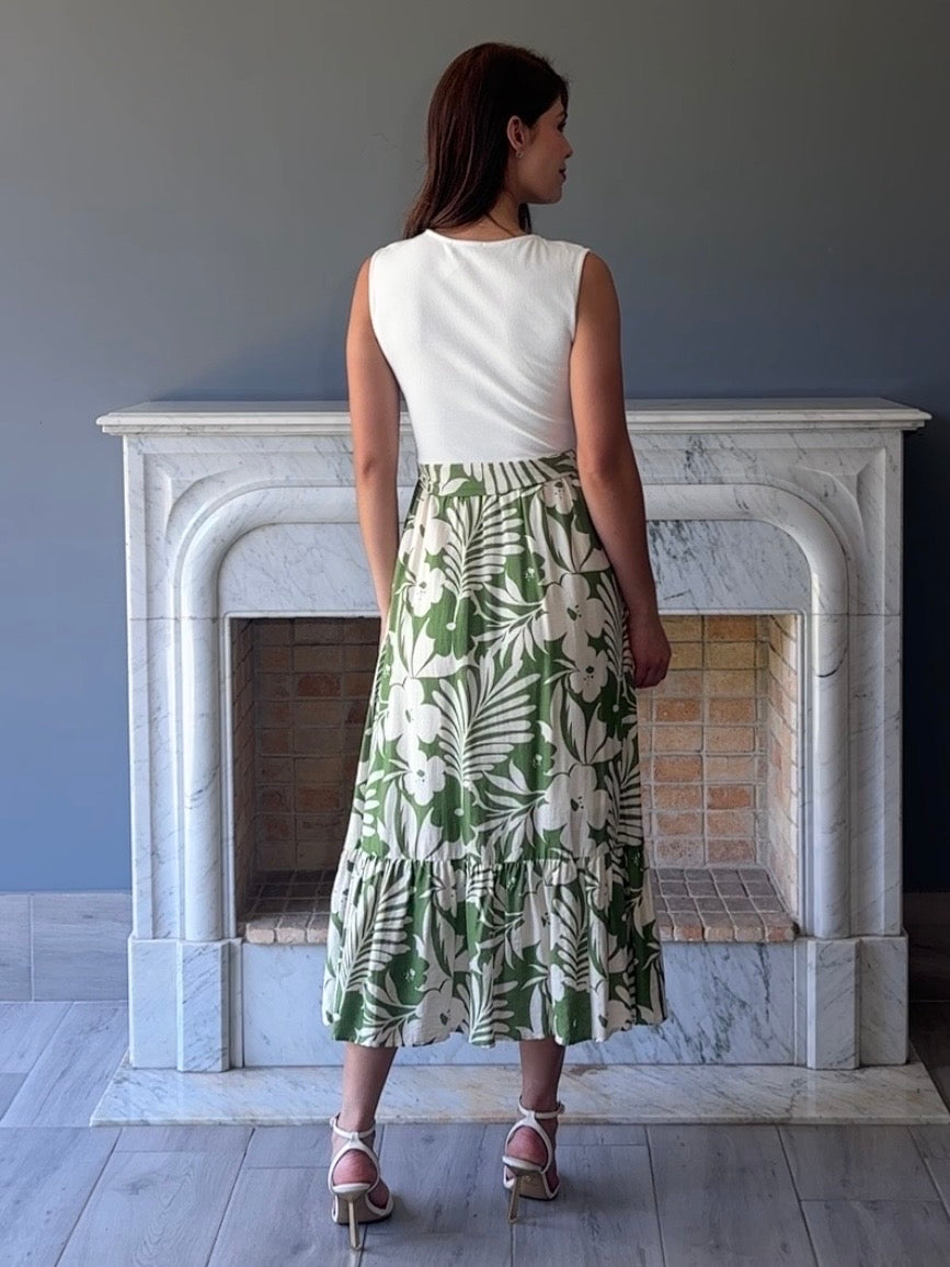 VESTIDO VERDE Y8814