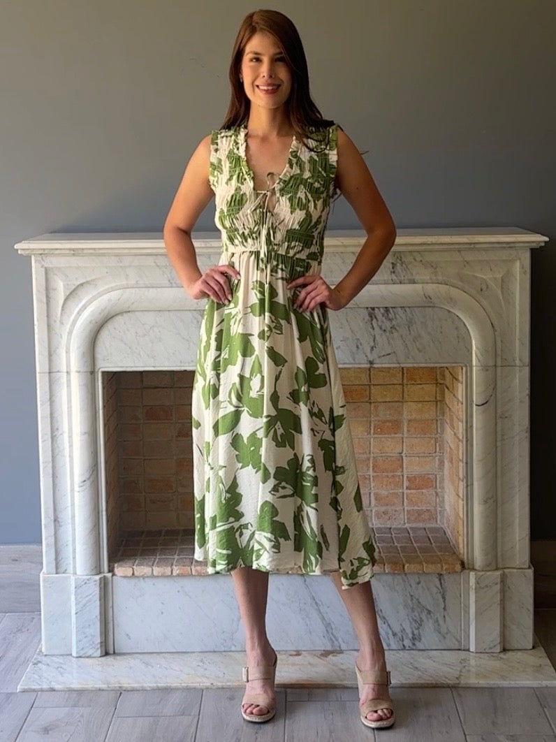 VESTIDO MIDI ESTAMPADO 1338H