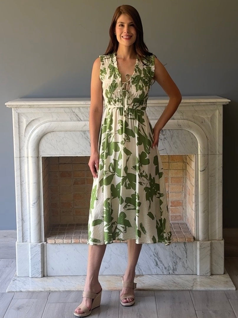 VESTIDO MIDI ESTAMPADO 1338H
