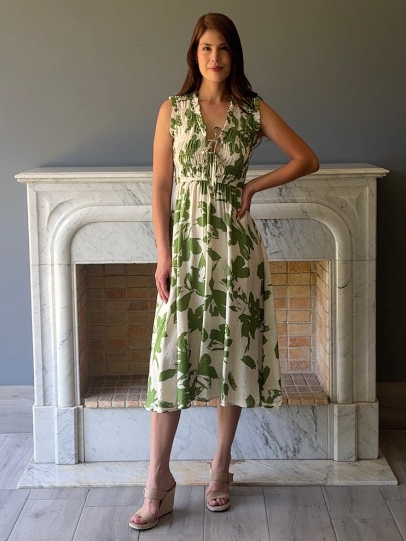 VESTIDO MIDI ESTAMPADO 1338H