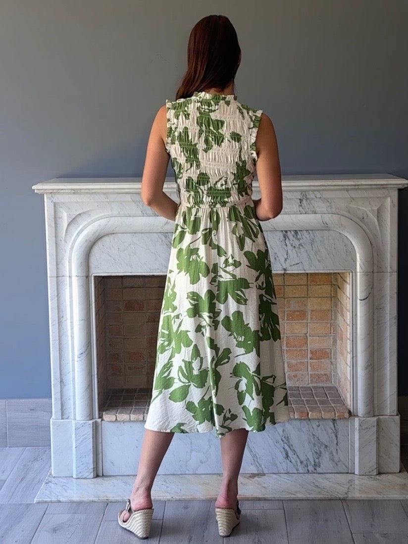 VESTIDO MIDI ESTAMPADO 1338H