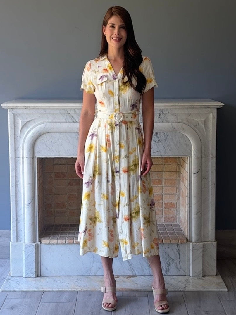 VESTIDO MIDI BEIGE M4061