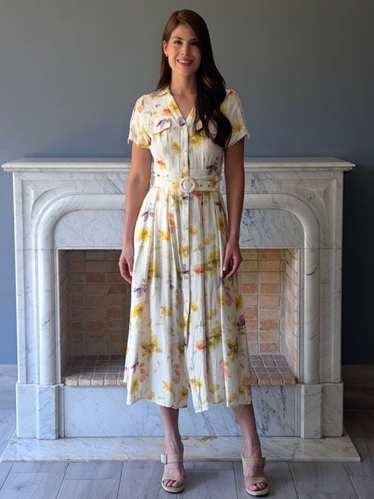 VESTIDO MIDI BEIGE M4061