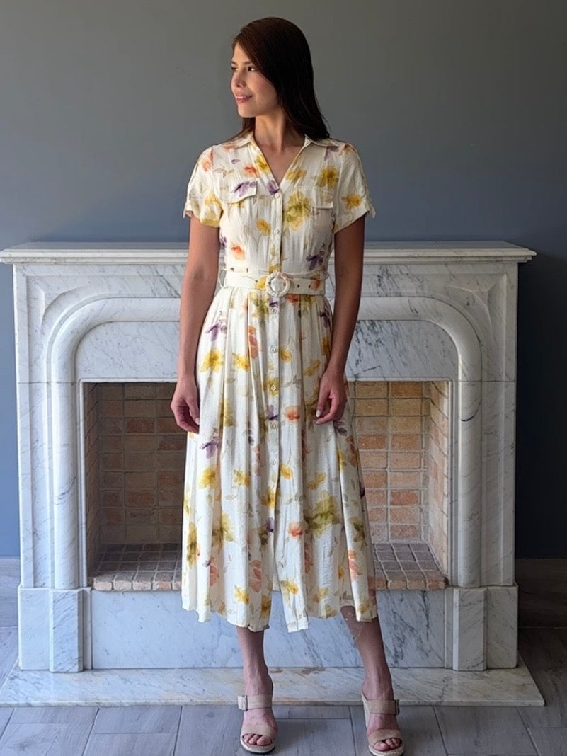 VESTIDO MIDI BEIGE M4061