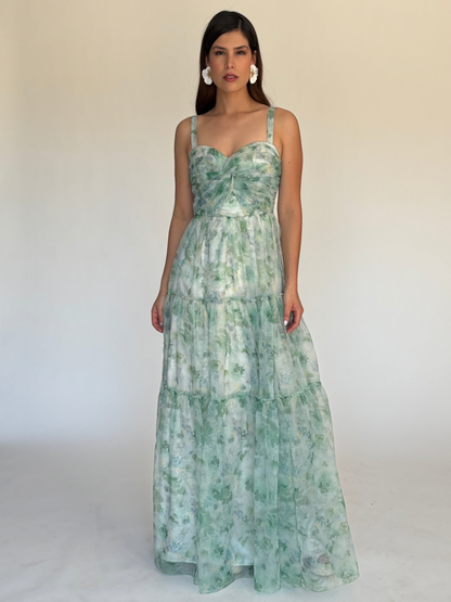 VESTIDO VERDE 2392