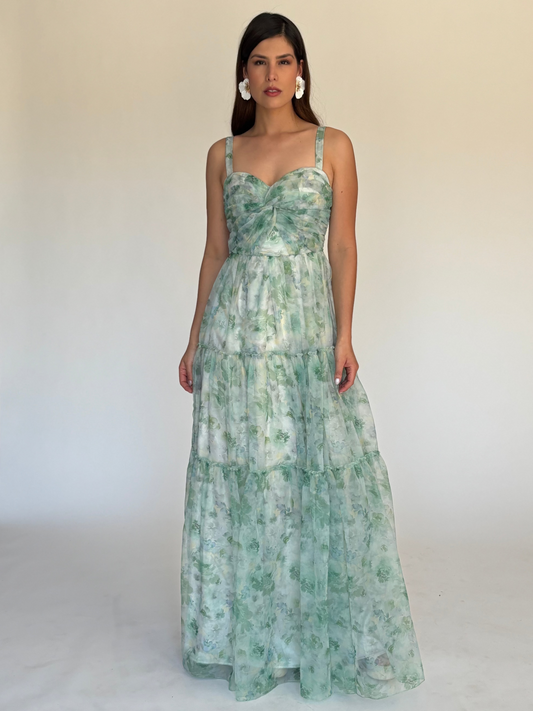 VESTIDO VERDE 2392
