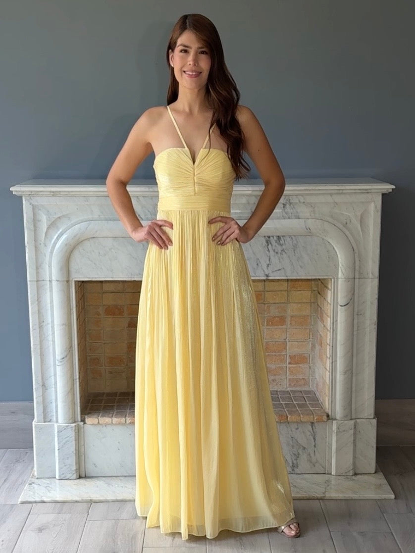 VESTIDO AMARILLO 9736