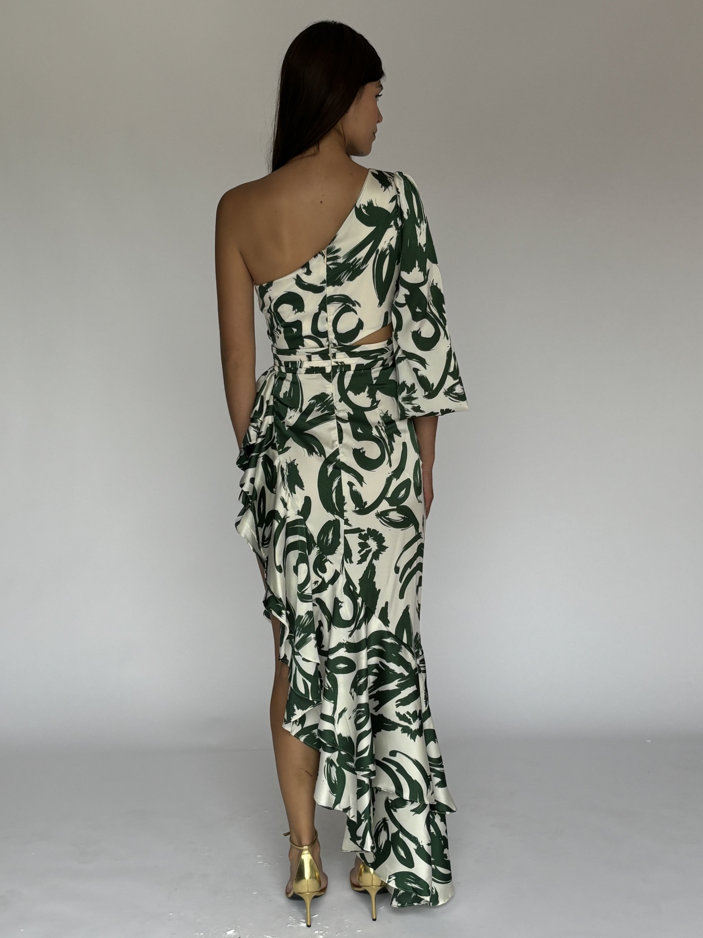 VESTIDO VERDE 10411