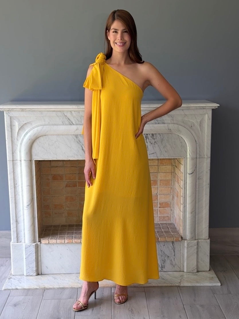 VESTIDO AMARILLO D9343