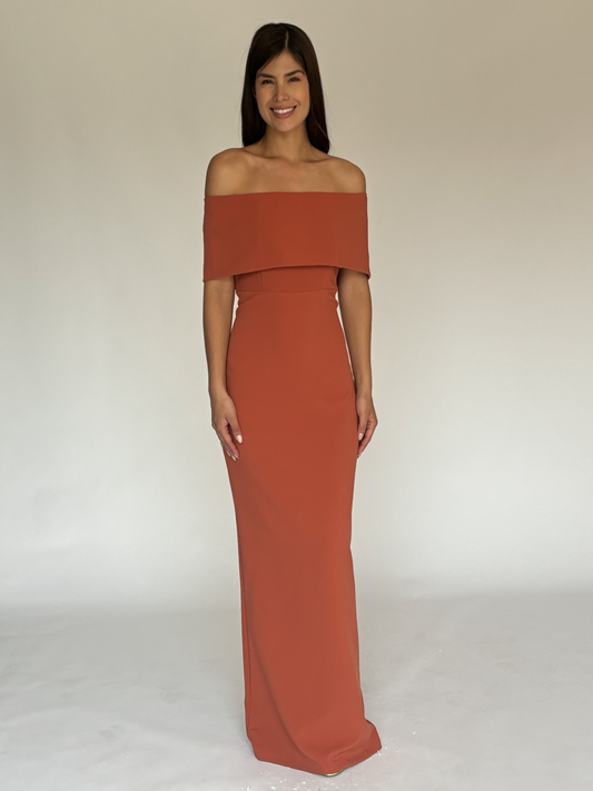 VESTIDO NARANJA 6732