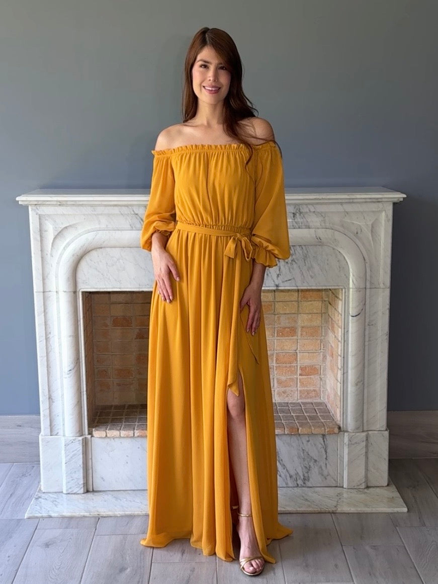 VESTIDO AMARILLO 1426A