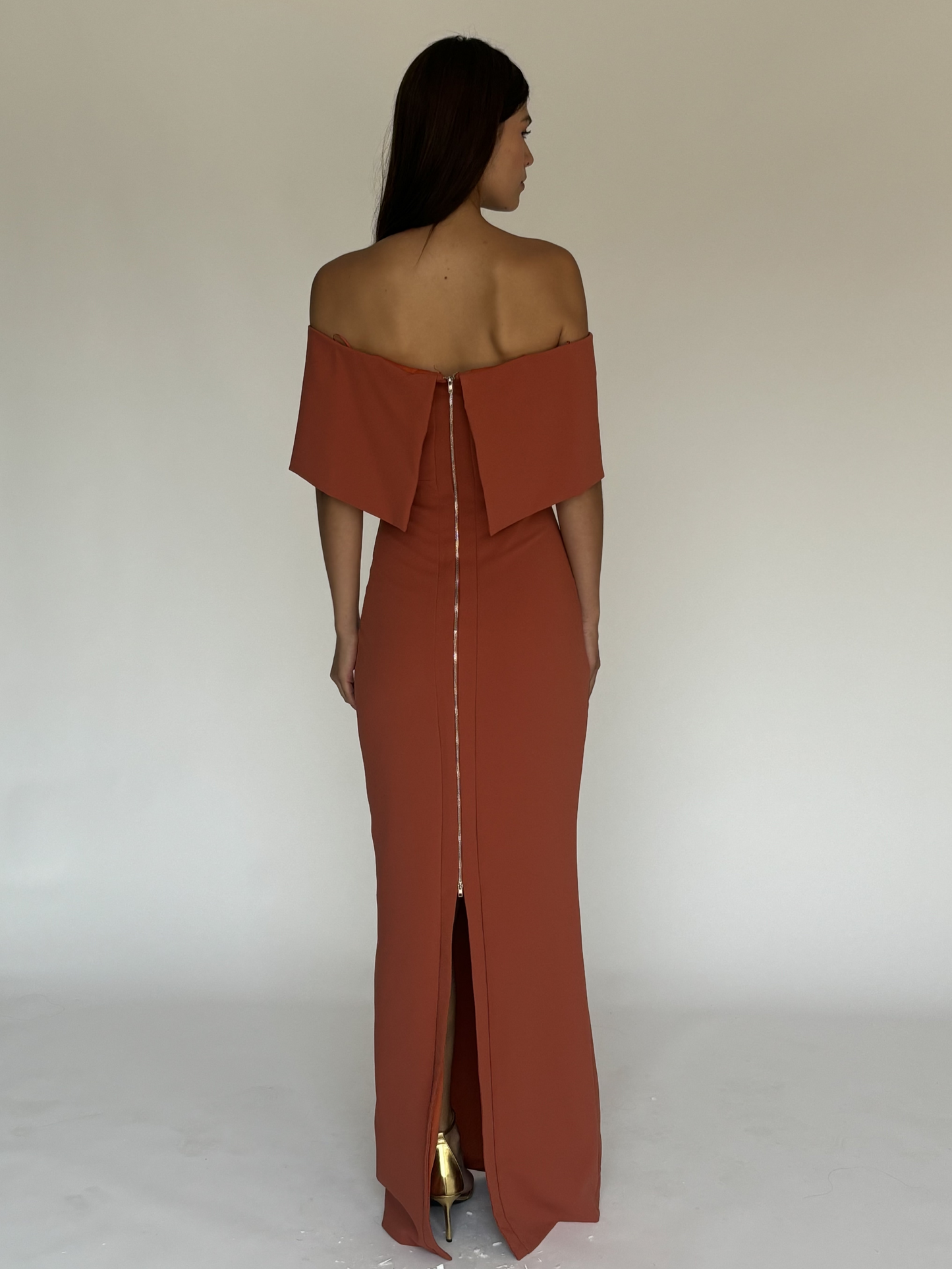 VESTIDO NARANJA 6732