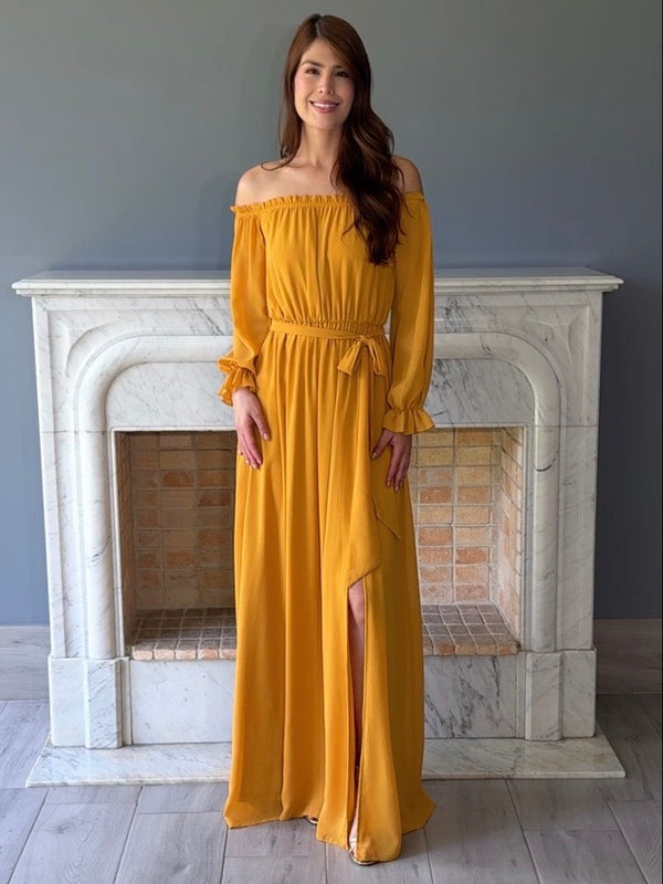 VESTIDO AMARILLO 1426A