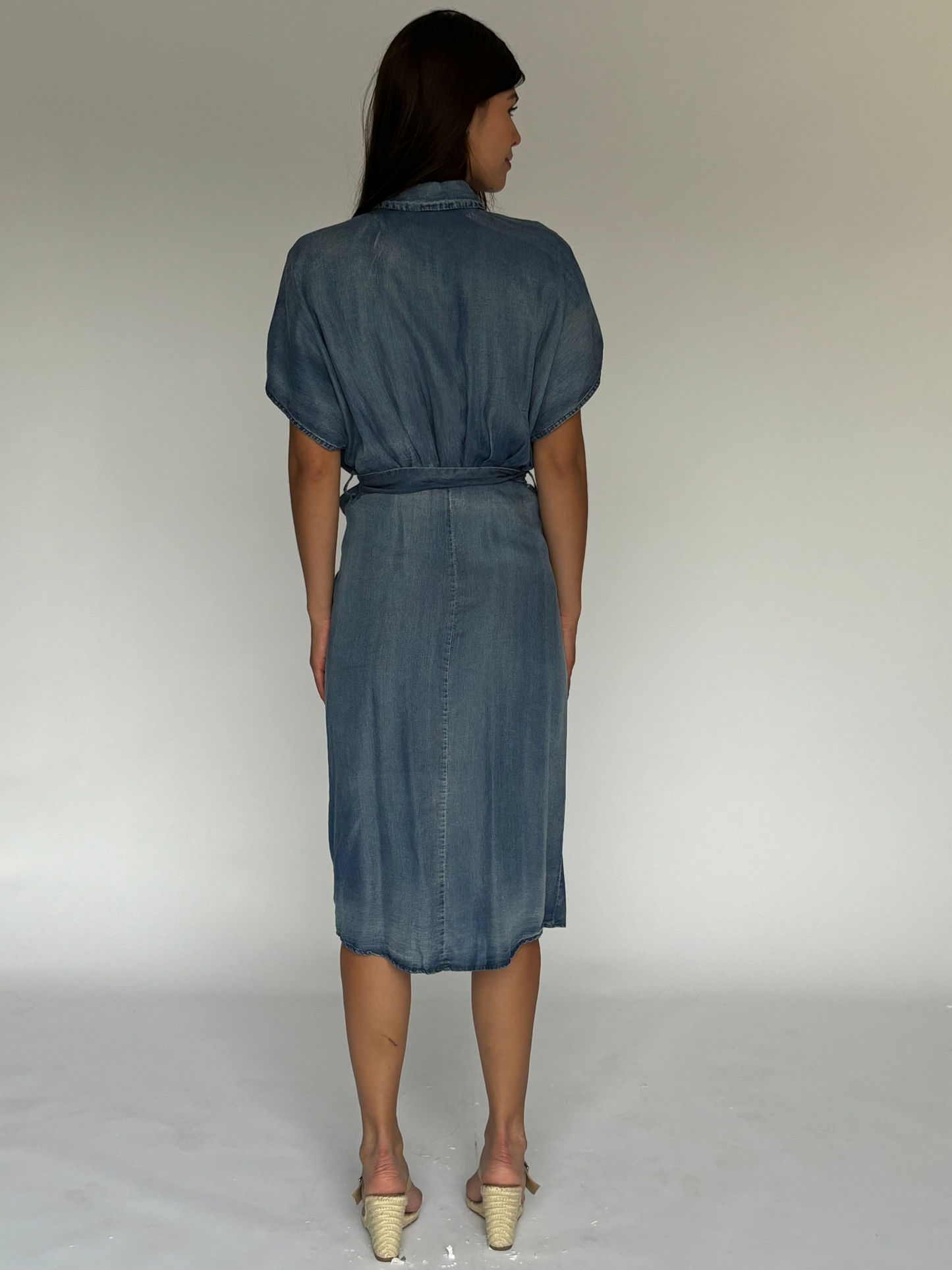 VESTIDO  DEMIN MIDI AZUL 7240