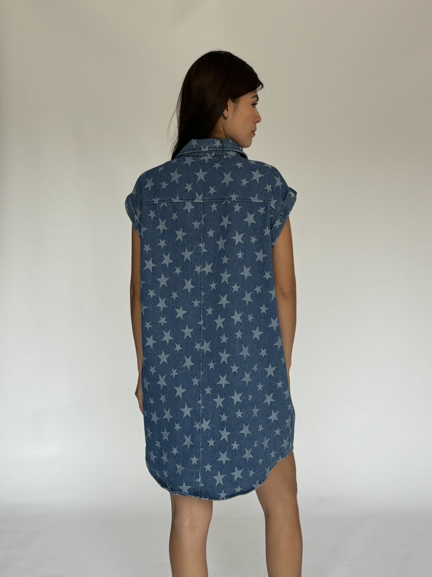 VESTIDO DENIM  ESTRELLAS 7105