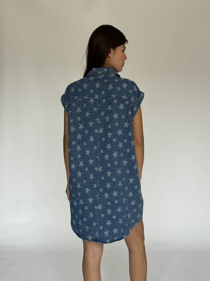 VESTIDO DENIM  ESTRELLAS 7105