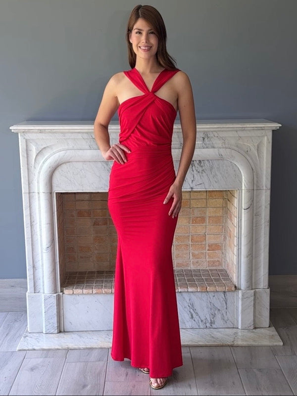 VESTIDO ROJO C6364