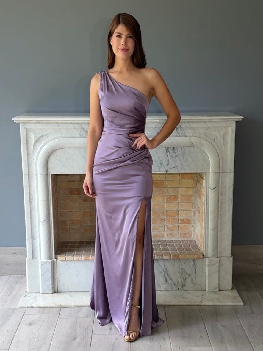 VESTIDO LARGO MORADO 7626