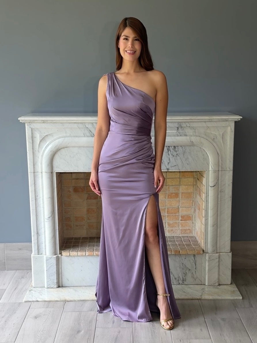 VESTIDO LARGO MORADO 7626