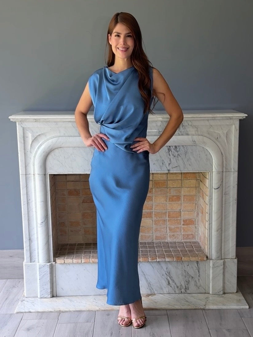 VESTIDO AZUL 9809