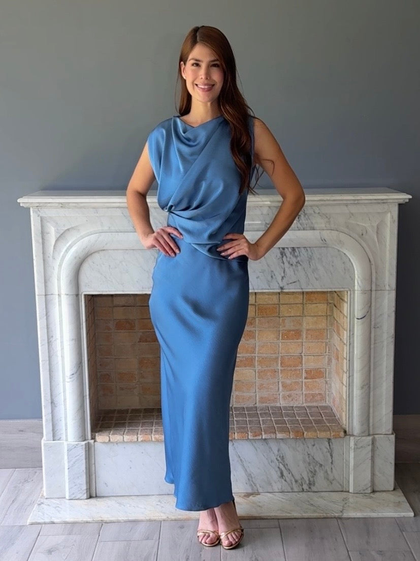 VESTIDO AZUL 9809