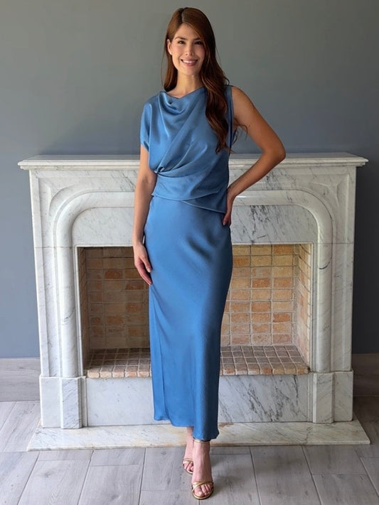 VESTIDO AZUL 9809