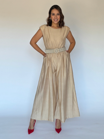 JUMPSUIT BEIGE M5828