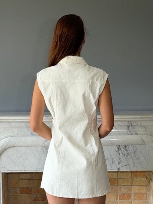 VESTIDO CORTO BLANCO D05102
