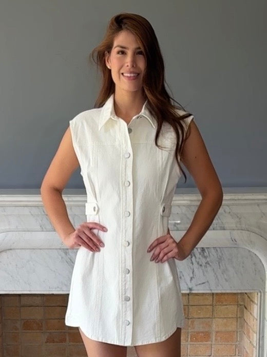 VESTIDO CORTO BLANCO D05102