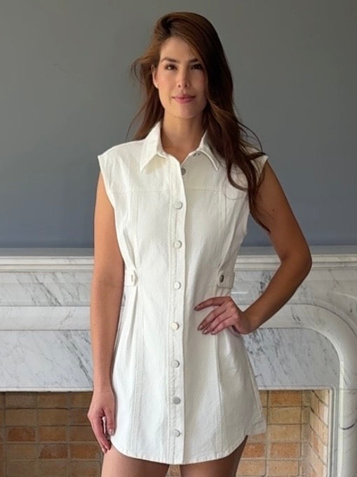 VESTIDO CORTO BLANCO D05102