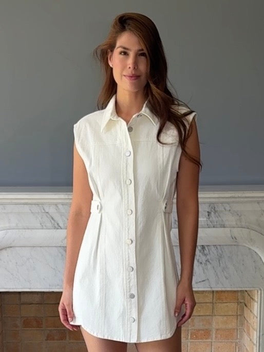 VESTIDO CORTO BLANCO D05102