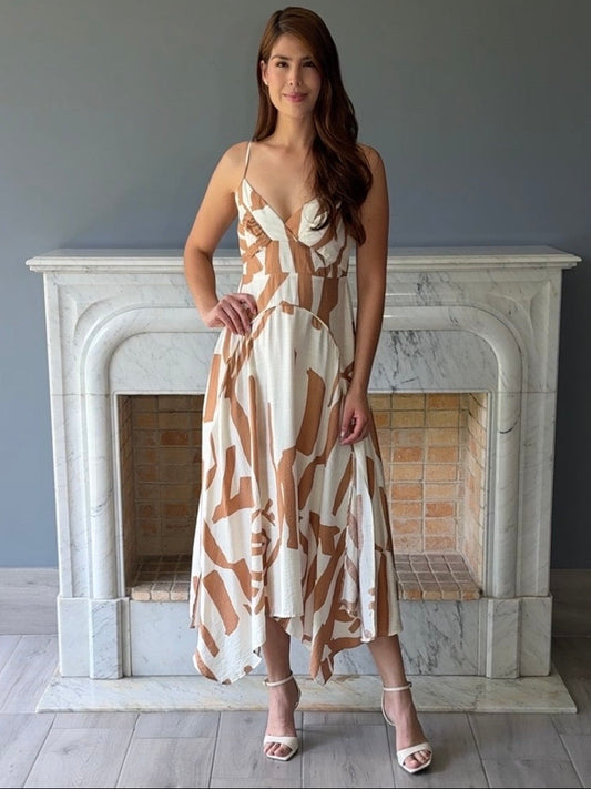 VESTIDO BEIGE D412