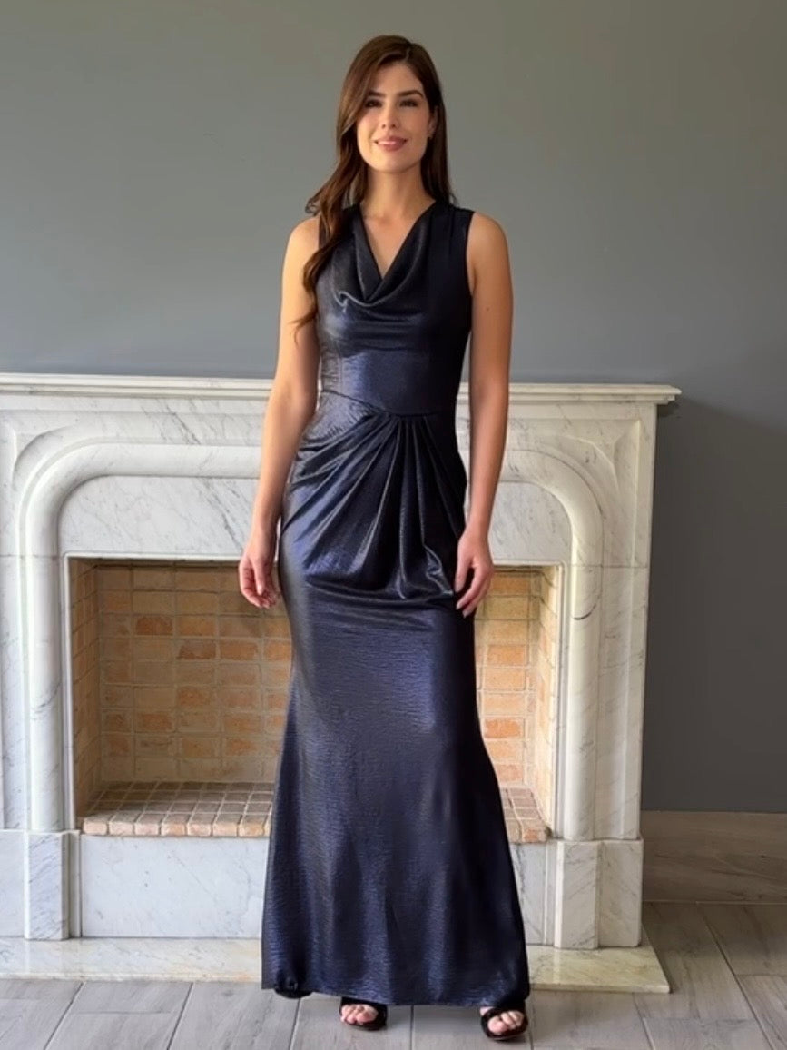 VESTIDO AZUL F23004