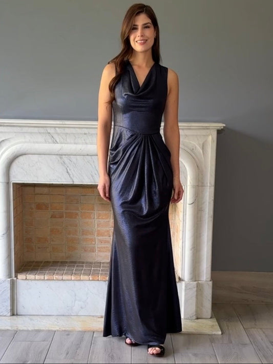 VESTIDO AZUL F23004