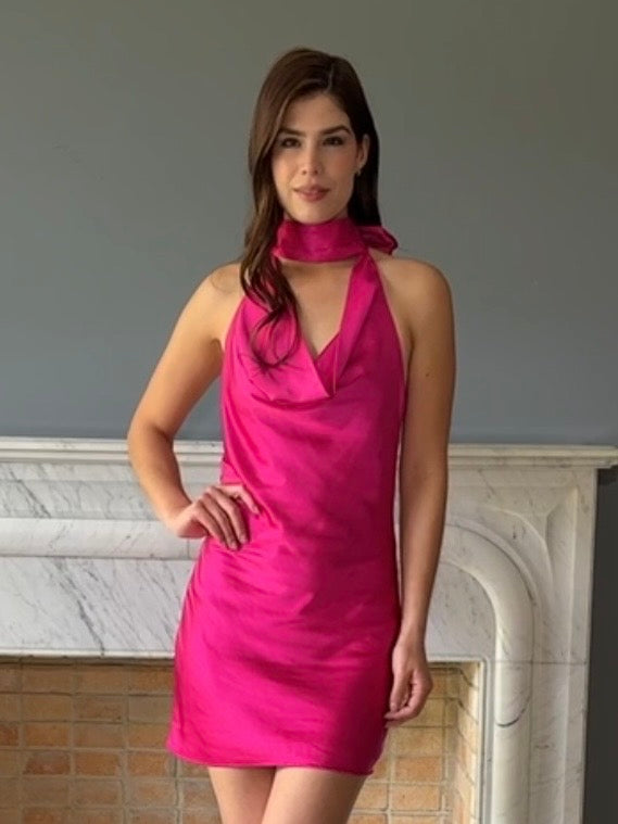 VESTIDO ROSA D8527