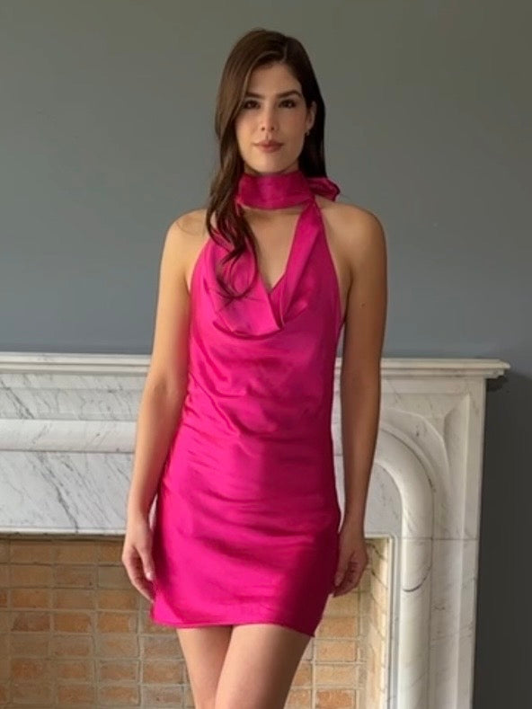 VESTIDO ROSA D8527