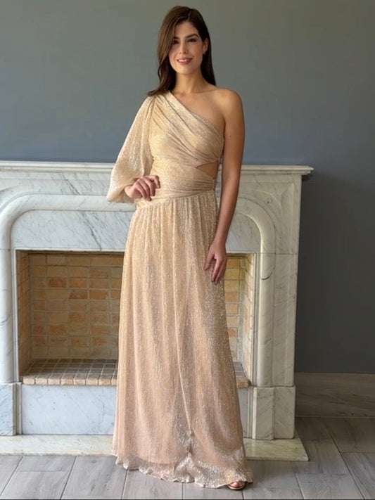 VESTIDO DORADO 22507