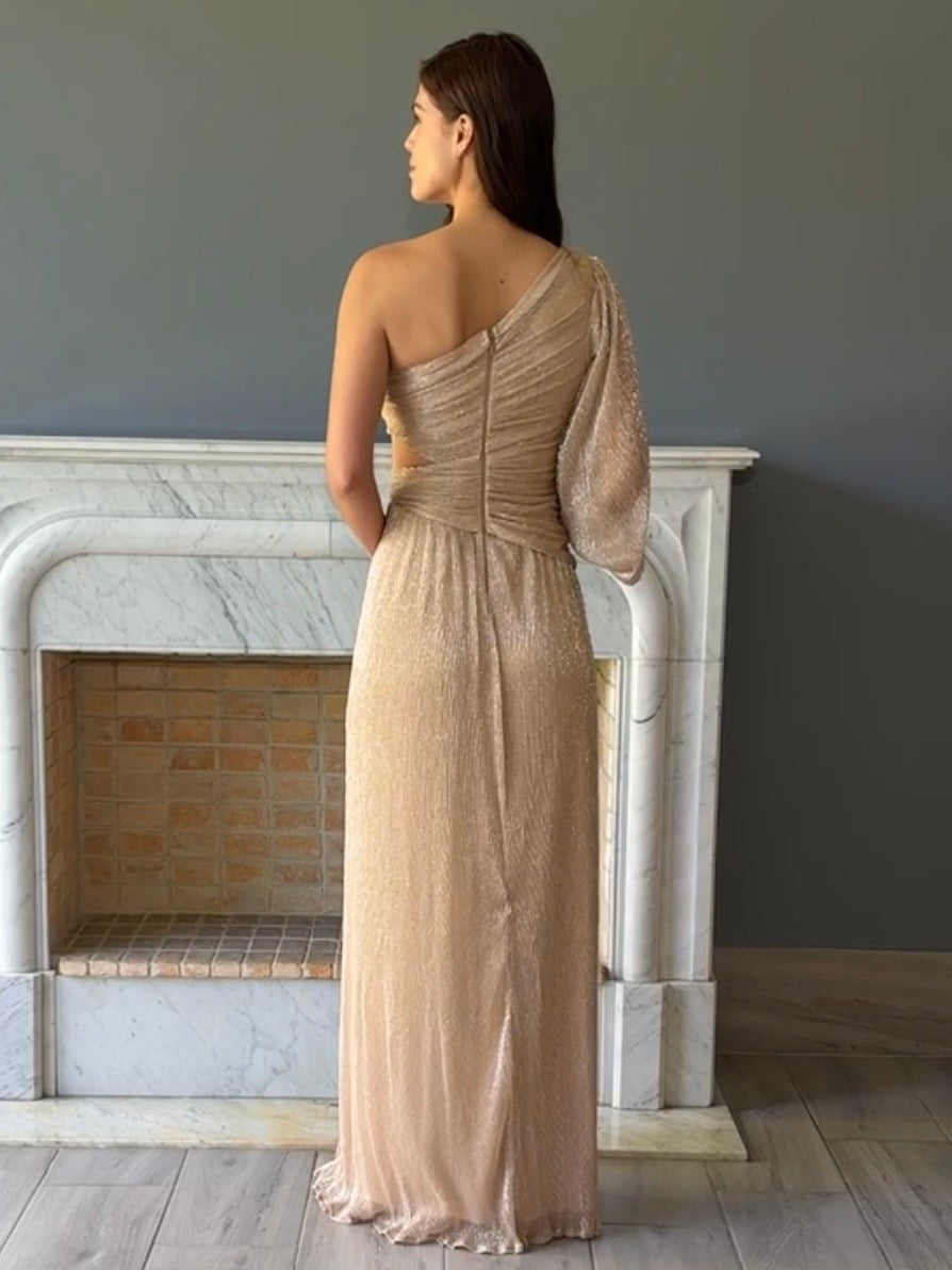 VESTIDO DORADO 22507