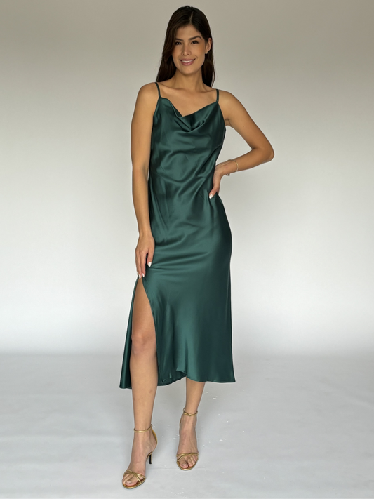 VESTIDO VERDE Y2917