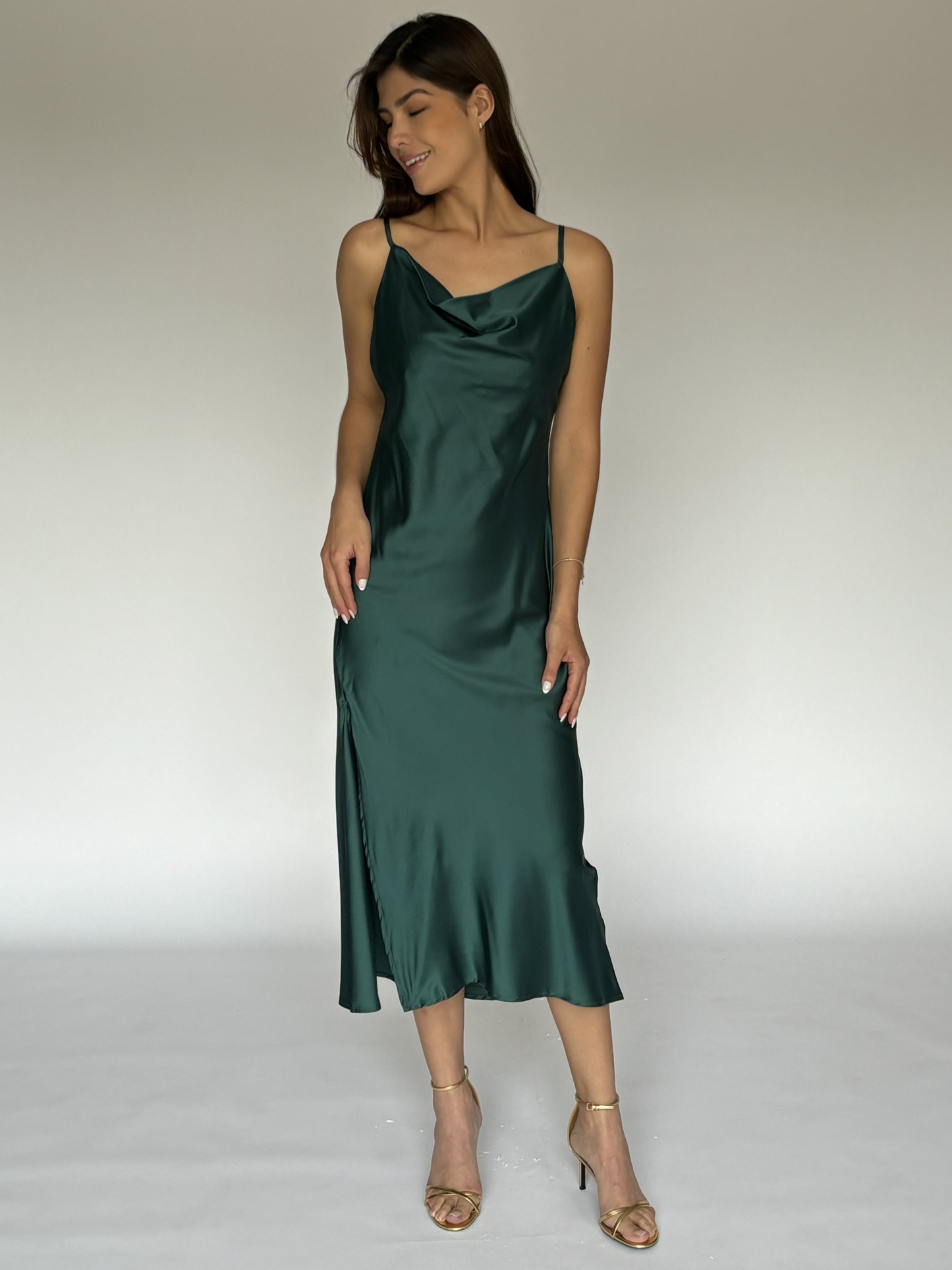 VESTIDO VERDE Y2917