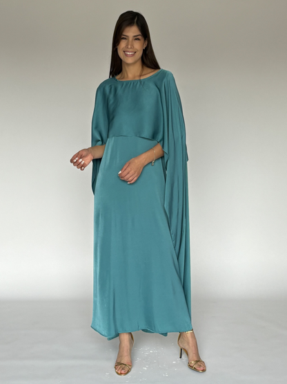 VESTIDO VERDE C3401