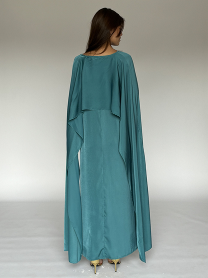VESTIDO VERDE C3401