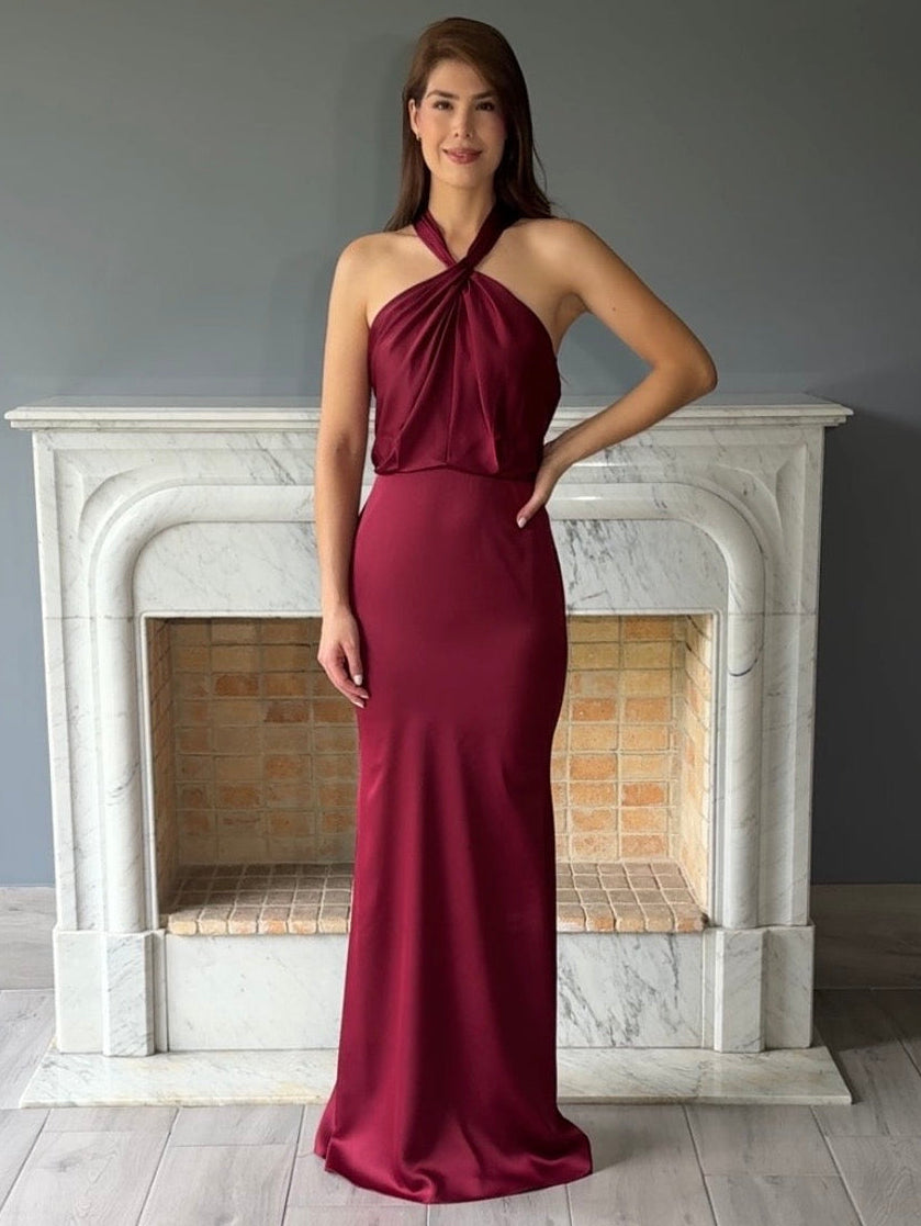VESTIDO LARGO TINTO M2277