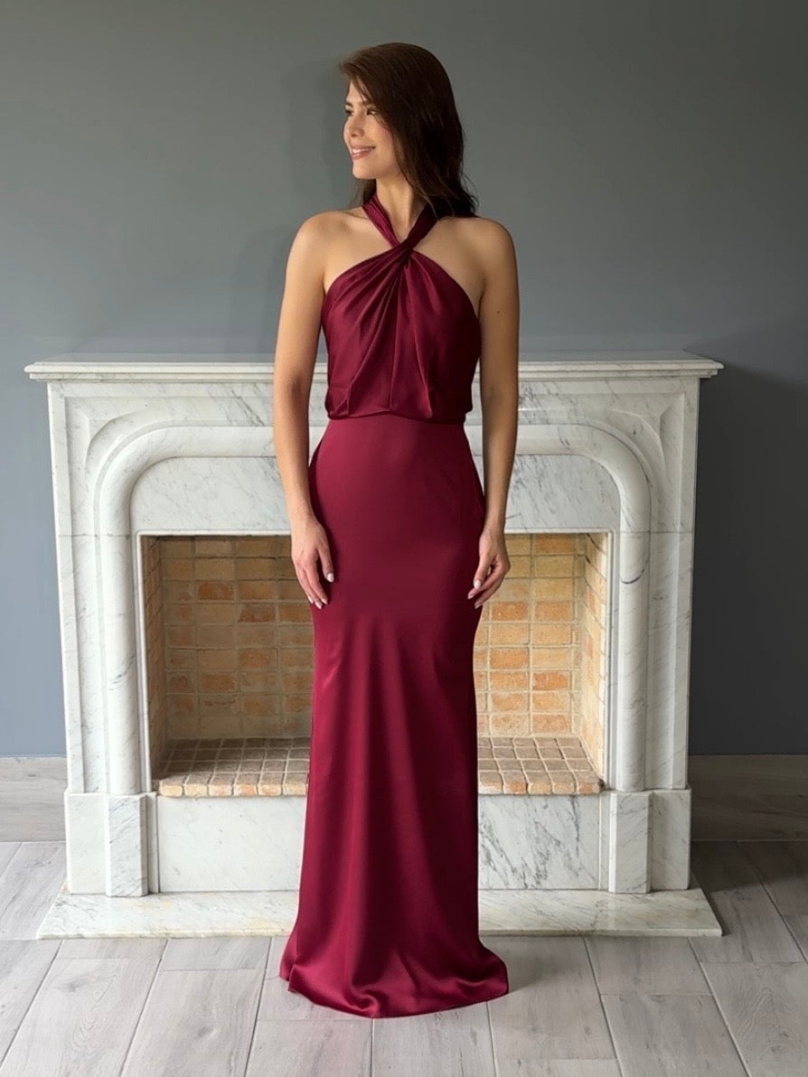 VESTIDO LARGO TINTO M2277