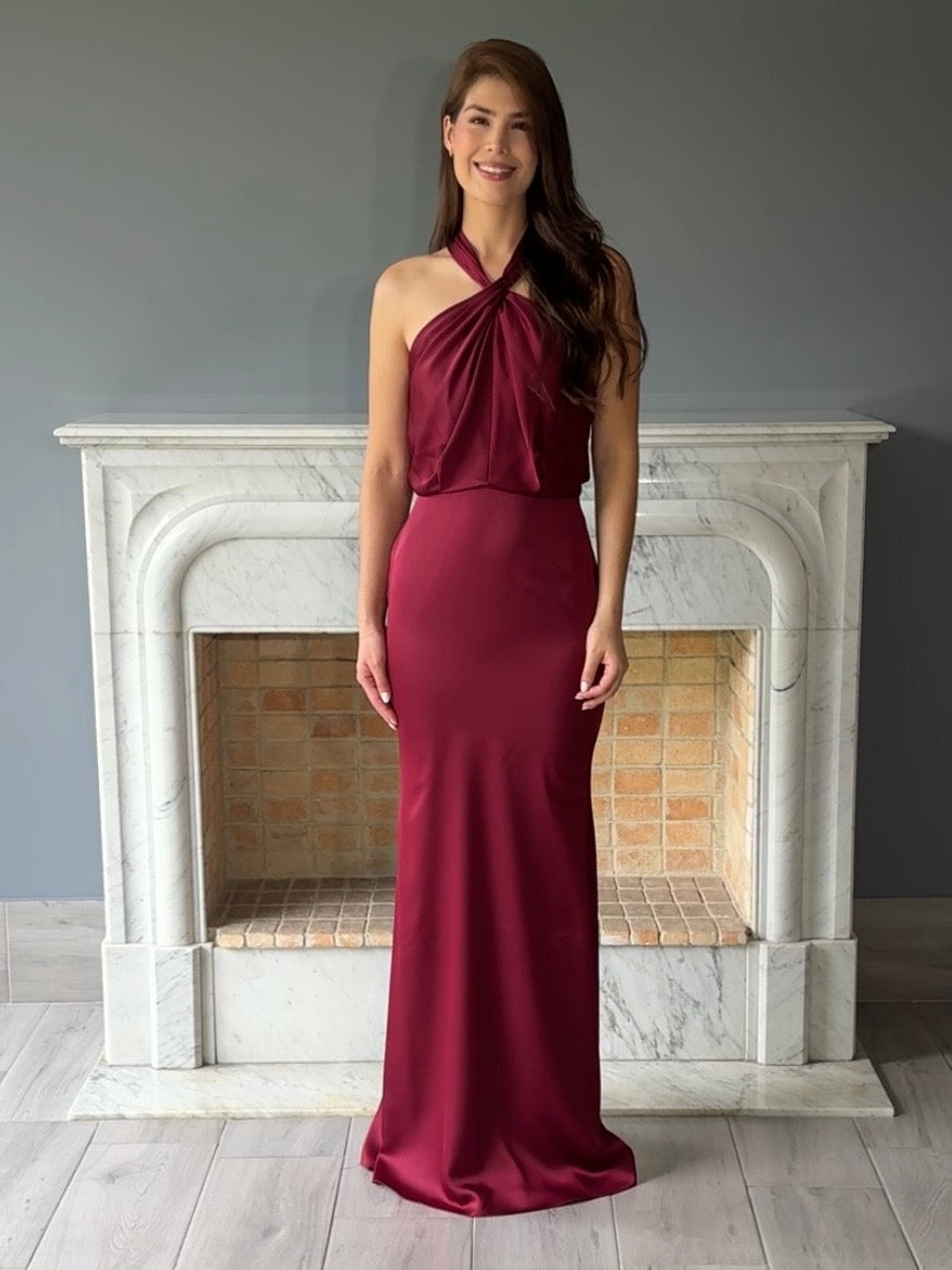 VESTIDO LARGO TINTO M2277