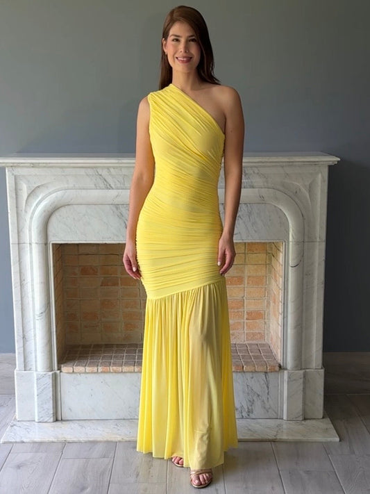 VESTIDO AMARILLO 5535