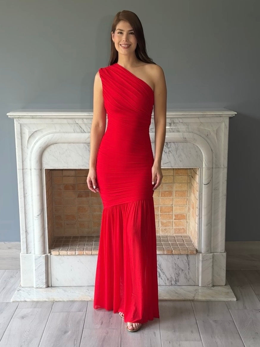 VESTIDO ROJO 5335